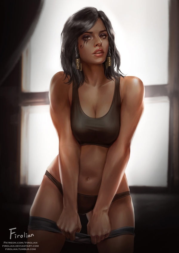 Работы Firolian - NSFW, Overwatch, Pharah, Firolian, DeviantArt, Длиннопост