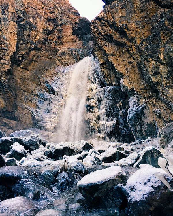 White Waterfall - Nature, Altai, Waterfall, Chulyshman, Altai Republic
