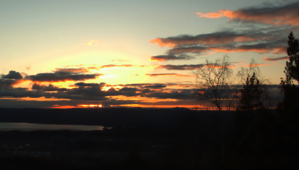 Закат на южном урале