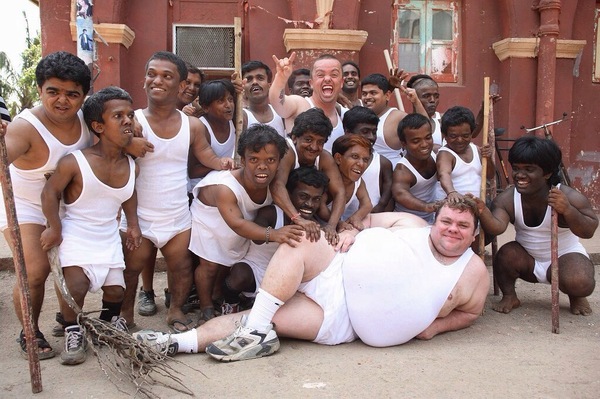 Snow White and 19 Dwarfs. - The photo, Dwarfs, Fat man, Fullness