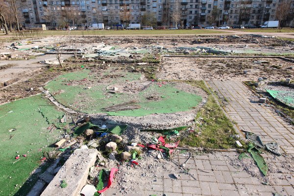 Who bombed the golf course? - My, It's Peter!, Dump, Solidary Petersburg, Saint Petersburg, Beautification, Kanyukov