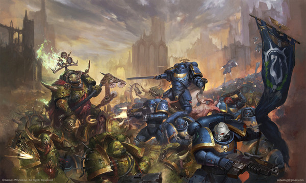 Dark Imperium Warhammer 40k, Wh Art, Ultramarines, Roboute Guilliman, 8th Edition