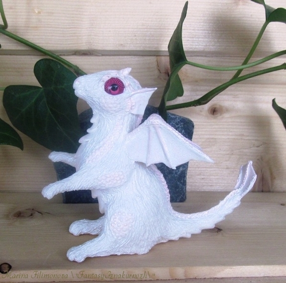 Do you want dragons? - My, The Dragon, Mother of dragons, Handmade, Needlework without process, , Needlework, Polymer clay, Longpost