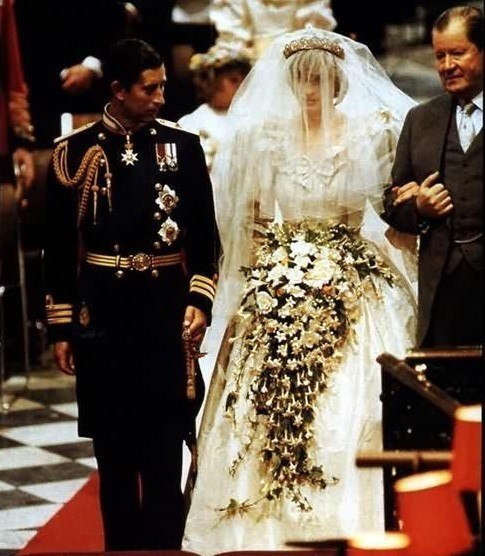 Wedding of Lady Diana Spencer, future Princess of Wales, and heir to the British throne, Prince Charles, July 29, 1981. - Wedding, Retro, The photo, Princess Diana, Longpost