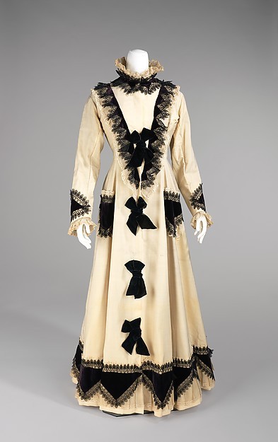 tea dress - My, Fashion history, 19th century, The dress, Victorian era, Longpost