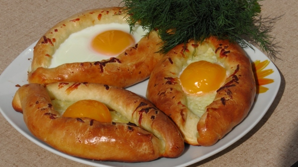 Adjarian Khachapuri - My, Khachapuri, , Georgian cuisine, Video