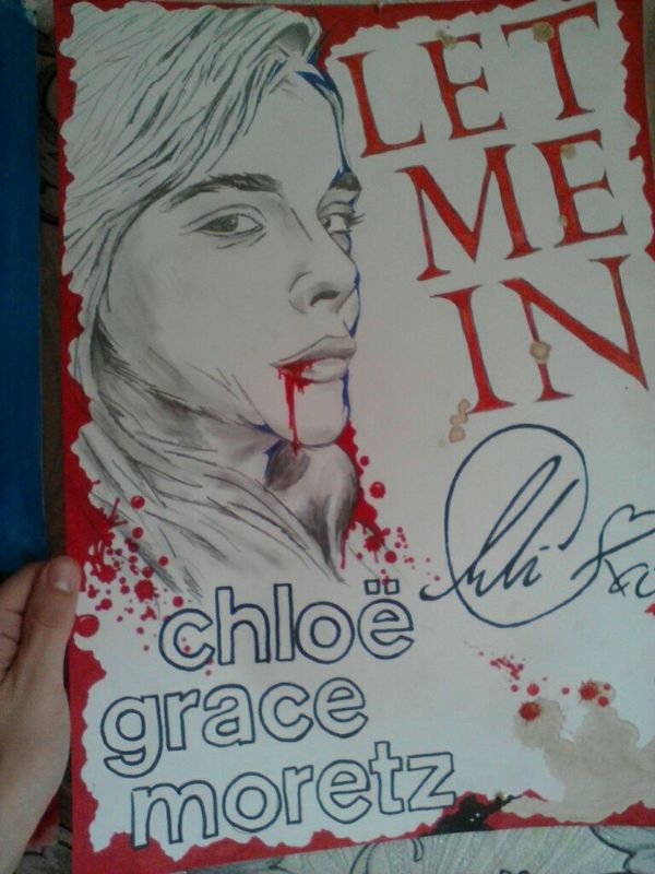 Chloe Grace Moretz LET ME IN The drawing is not new. But I posted it here in the first ;-) - Chloe Grace Moretz, , killer