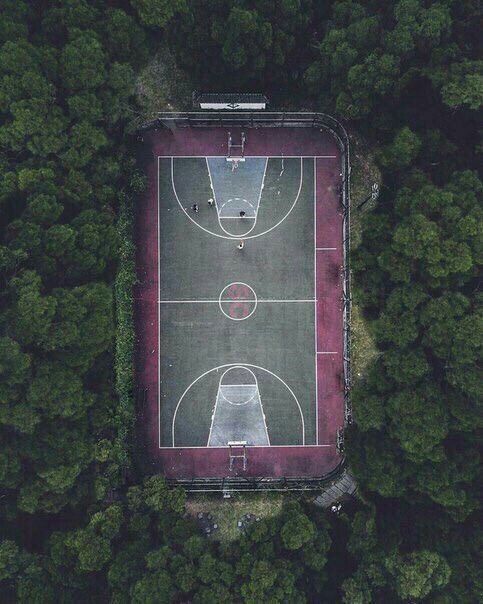 Basketball Court вид сверху