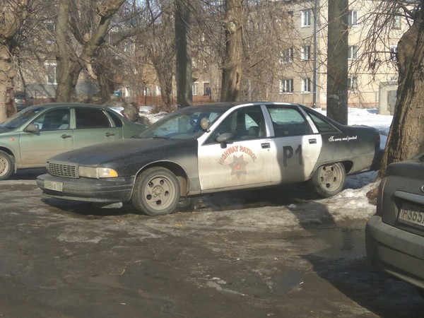 Ordinary Kazan courtyard. - My, Police, US police, Courtyard, , Unusual