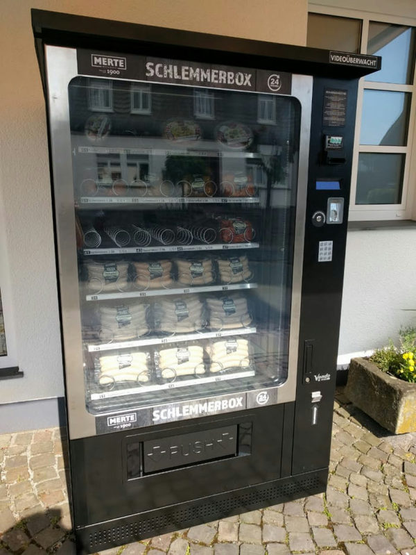 Sausage vending machine in Germany. - Germany, Sausage