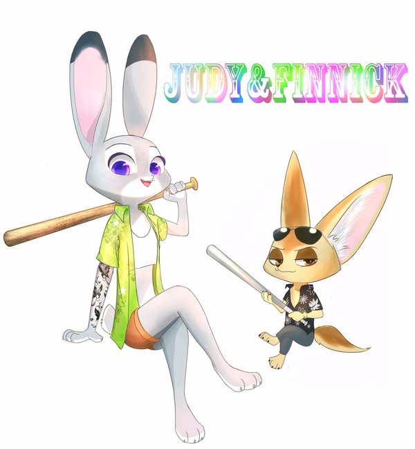Zootopia - Zootopia, Zootopia, Judy hopps, Judy, Finnick, , Finnick the Fennec