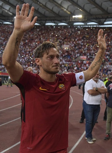 Farewell letter from Totti to Roma fans - , Francesco Totti, Roma, Football