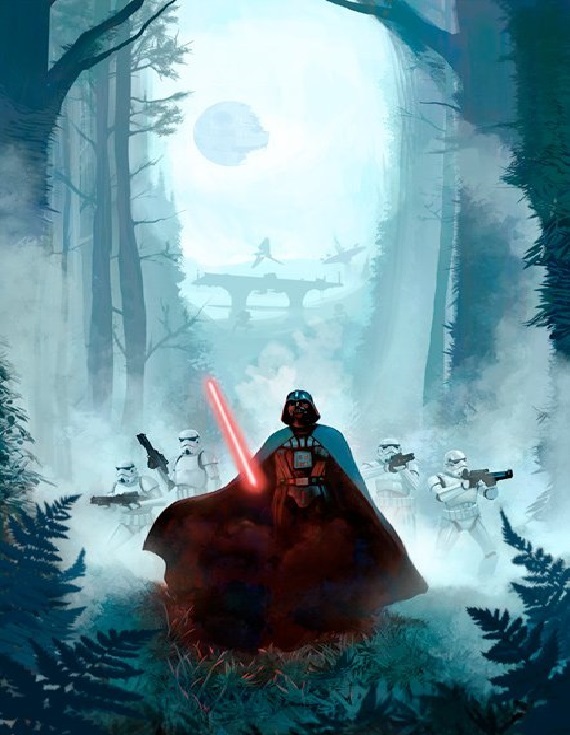 New wave of art in the Star Wars universe - Star Wars, Art, Longpost