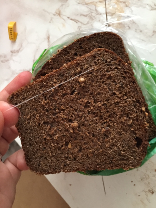 Bread with embedded floss - My, Bread, Poor quality, Technologies