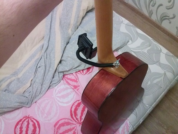 Homemade music stand for guitar - My, Guitar, Acoustic guitar, Lectern, With your own hands, Chords, Longpost