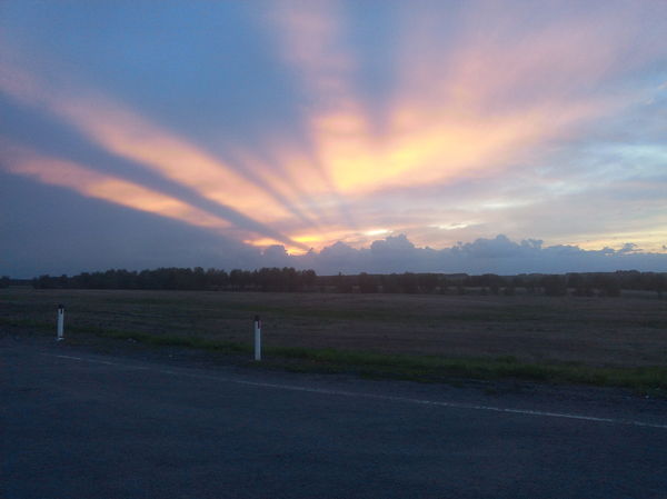 Sunset - Battle of sunsets, The photo, Thunderstorm