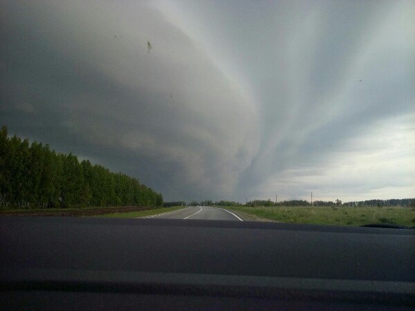 Dementors gather in Dimitrovgrad - Ulyanovsk, Dimitrovgrad, Weather, Clouds, The clouds, Longpost