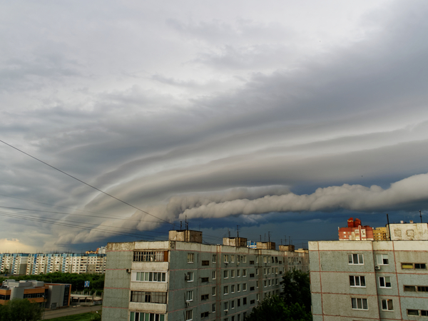 Thunderstorm attack on Orenburg - My, Orenburg, Thunderstorm, Таймлапс, Time-Lapse, Olympus, Video