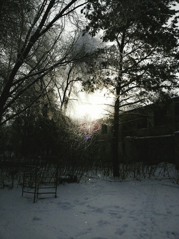 Abandoned kindergarten. - My, The photo, Winter, Abandoned, Kindergarten, My, Longpost