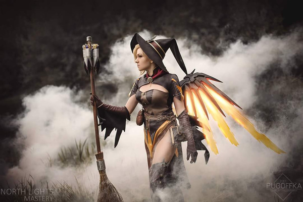 Cosplay Witch Mercy | Overwatch - Overwatch, Косплей, Witchmercy, Девушки, Длиннопост, Игры