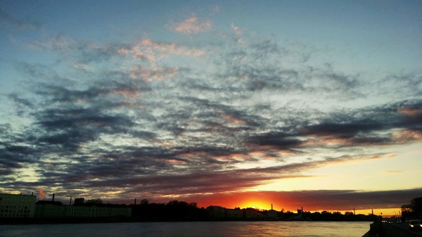 Petersburg sunset - My, Saint Petersburg, The photo, Sunset