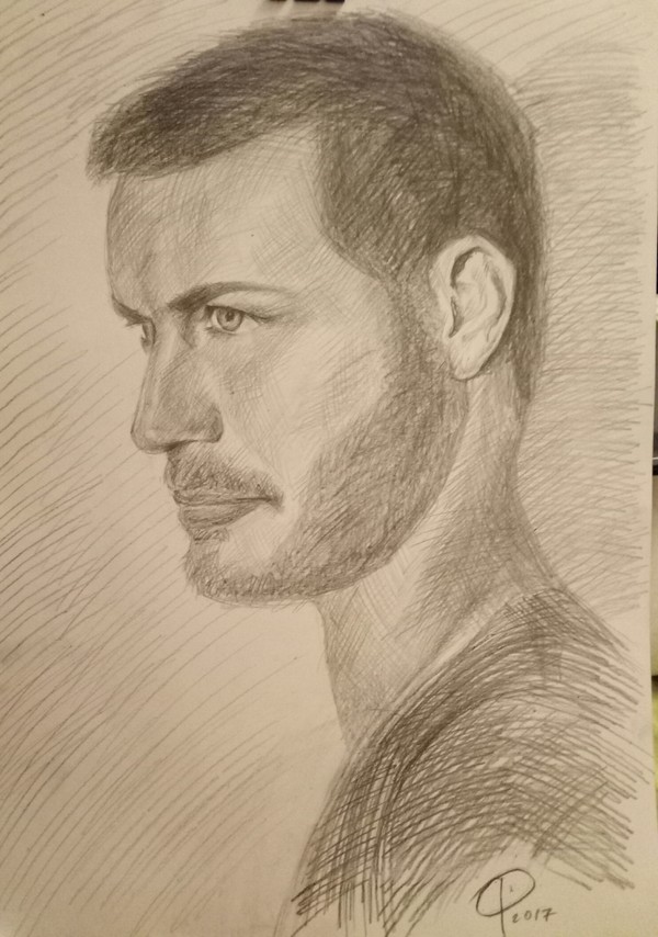 Portrait - My, Pencil drawing, Portrait