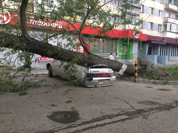 Understatement in Chelyabinsk - Chelyabinsk, My, Element, Hurricane