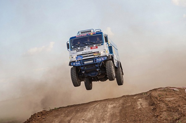 Flying KAMAZ trucks: KAMAZ-master at the Great Steppe-Don race (+ 2 videos) - Kamaz, Kamaz-Master, Race, Sport, Автоспорт, Rally, Extreme, Truck, Video, Longpost