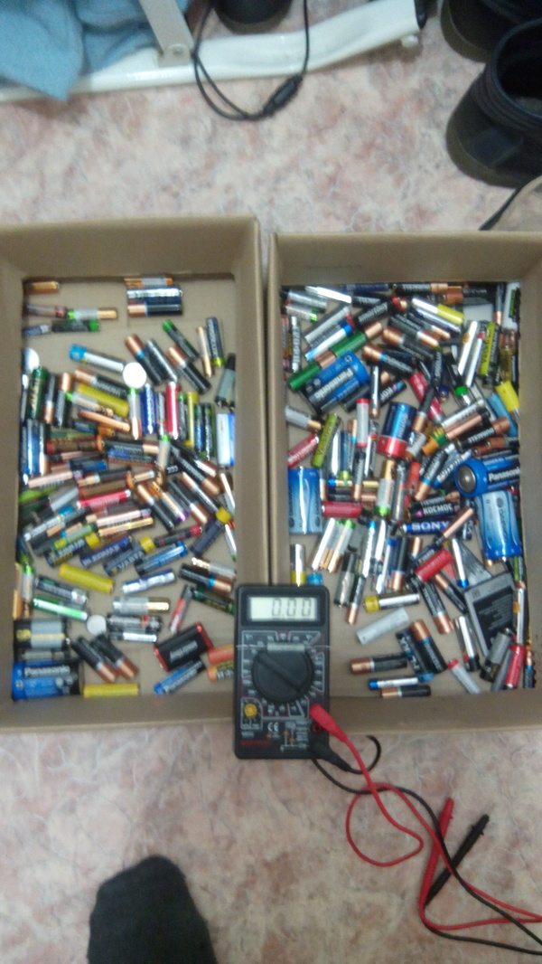 Life hack: free batteries - continued... - My, Freebie, Continuation, Educational program, Battery, Longpost