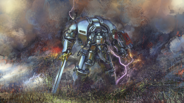 Dreadknight mk.2 Warhammer 40k, Wh Art, Hammk, Grey Knights