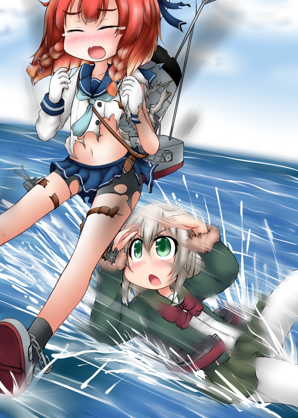 Shimushushushushu - Kantai collection, , Etorofu, , Kamoi, , Gangut, Anime, Longpost