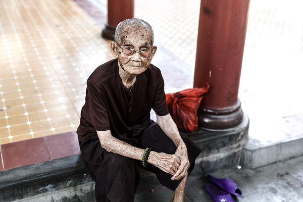 Monk - My, Portrait, Monks, Vietnam, Canon