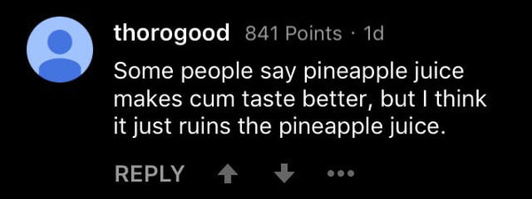 Pineapple juice... - Pineapple juice, Comments