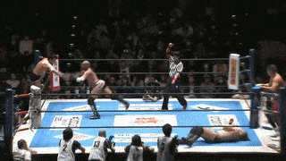 Japanese wrestling - NJPW, Cody, Katsuyori Shibata, Japan, Wrestling, GIF