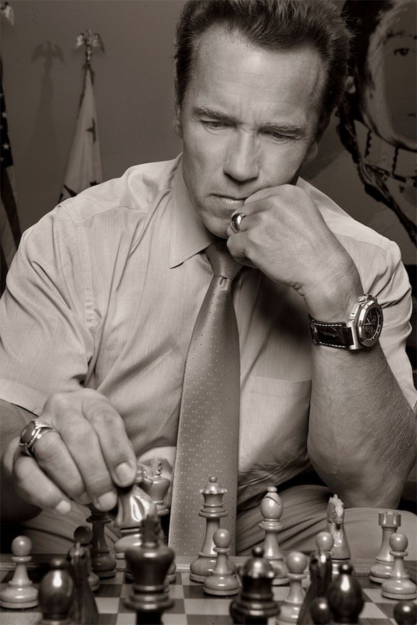 A little about chess - Arnold Schwarzenegger, Mind games