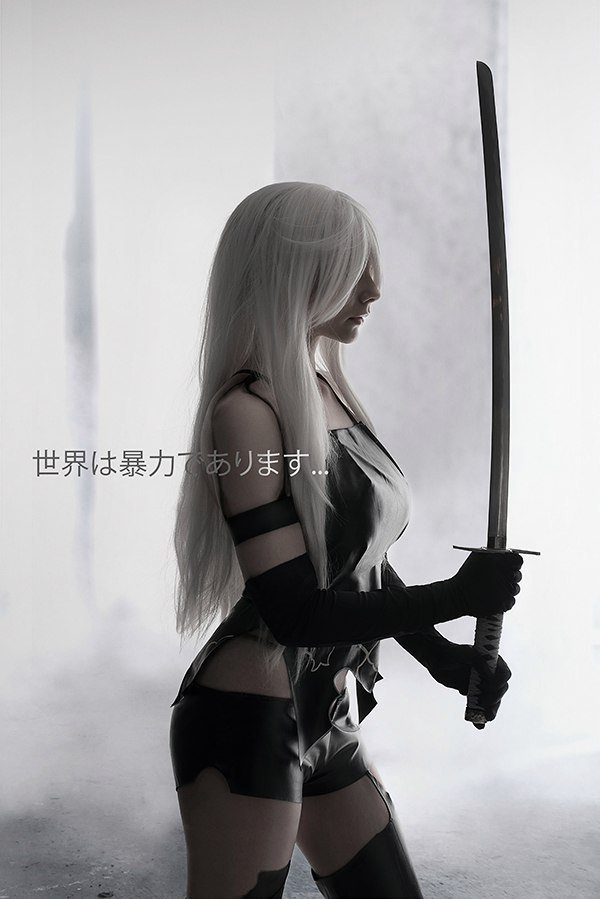 A2 (NieR: Automata) - Cosplay, Russian cosplay, NIER Automata, Alexandra Reil