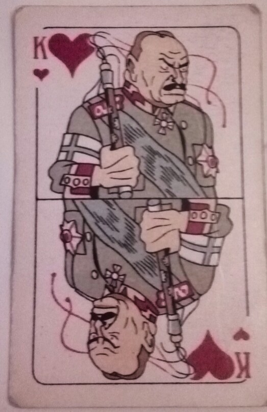 Anti-fascist maps - From besieged Leningrad. - Anti-fascism, Playing cards, Replica, Longpost