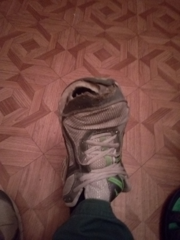 The tale of the leaky sneaker - My, Longpost, , Flooded, Sadness