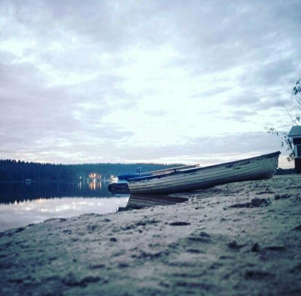 Just an evening photo - My, Lytkarino, Career, Lake, Evening, Romance