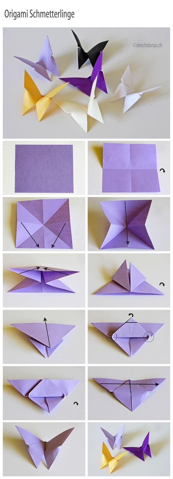 Origami butterfly - Origami, Butterfly, Fine motor skills, Longpost