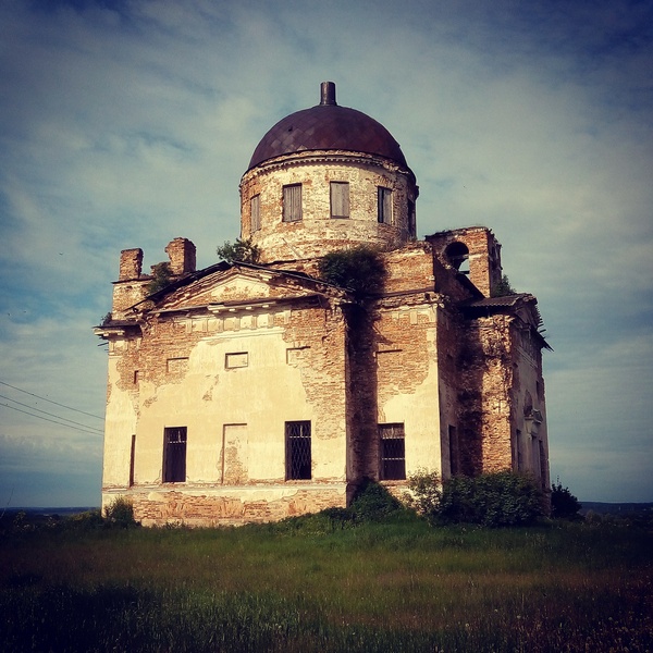 Forgotten Temple - My, Temple, Village, Abandoned, Abandoned place, Longpost