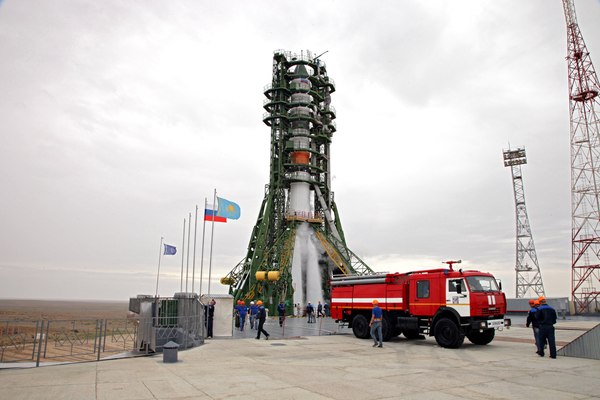 Photo from the launch of Progress MS-06 on June 14 from Roscosmos - Cosmonautics, Running, Roscosmos, The photo, Longpost, Progress of the MS