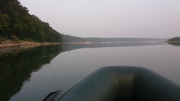 Fisherman's morning - My, A fish, Fishing, Dinner, A boat, Dniester