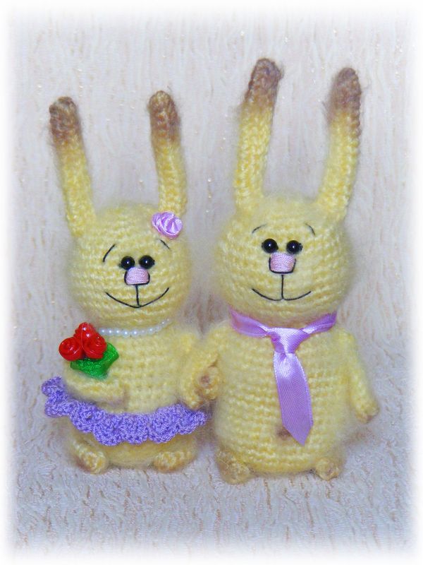 Knitted gifts for a wedding or anniversary - My, Knitted toys, , , Presents, Longpost