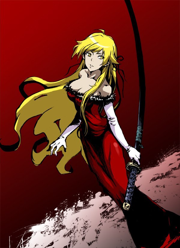 She has her games! - Monogatari series, Anime art, Anime, Drawing, Kiss-Shot Acerola-orion Heart-under-blade