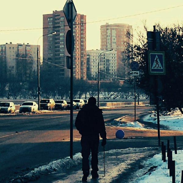 Just a man walking with a crowbar to which a ball is tied - Ball, My, My, , Scrap