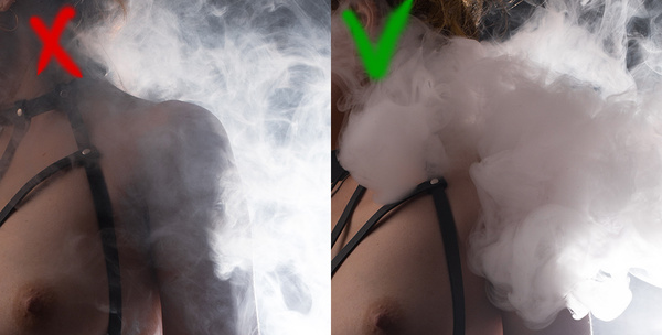 Friday. We work with smoke / steam - NSFW, My, The photo, Smoke, Strawberry, Boobs, Longpost