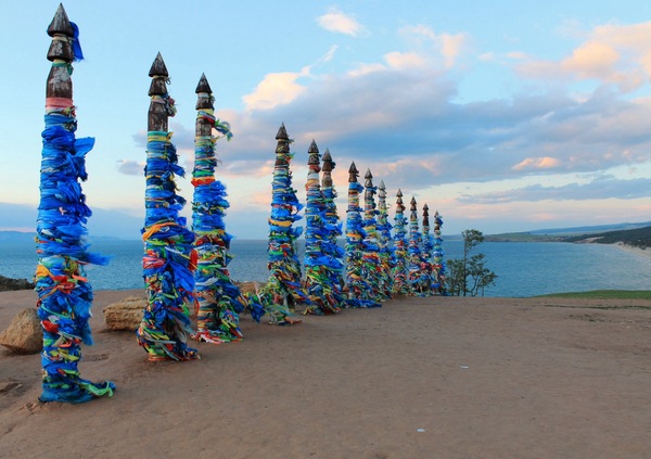 Ritual pillars Serge - Russia, Travels, Tourism, The photo, Baikal, Totem, , Olkhon