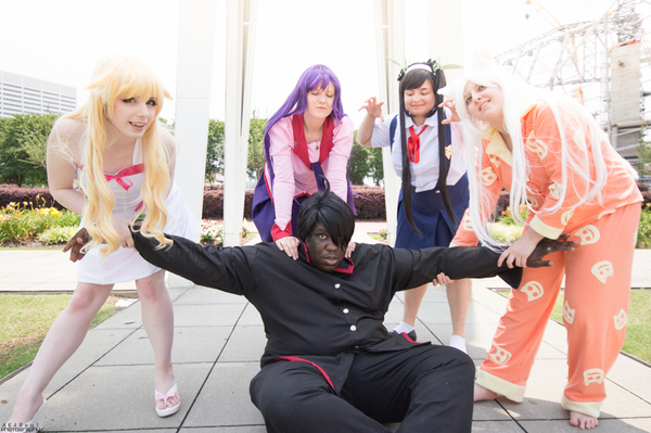 The most tolerant cosplay - Cosplay, Monogatari series, The photo, Black people