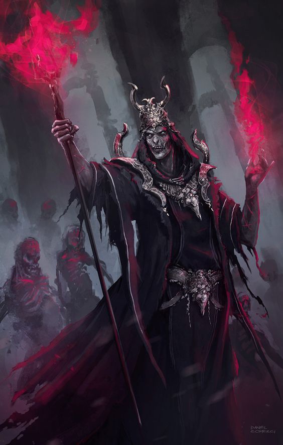 Fantasy art 003 - Necromancers - Fantasy, Dark fantasy, Art, A selection, Longpost